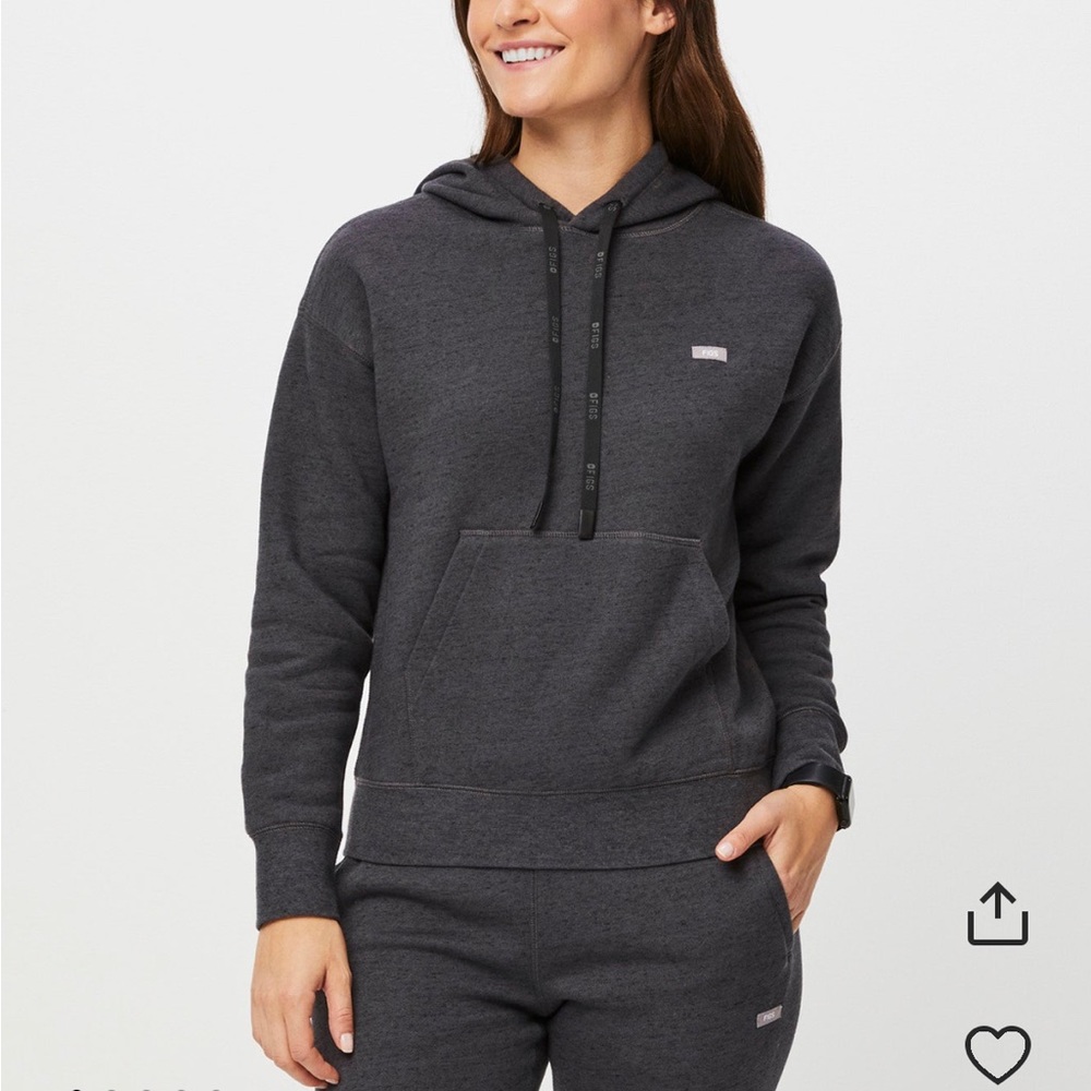 NIB Figs quiet navy off shift hoodie